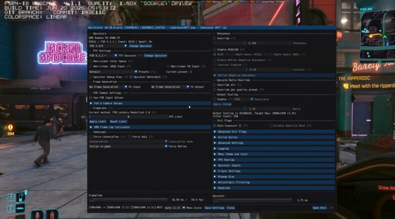 RX 6900 XT FSR 4.1.1 INT8