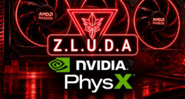 AMD Radeon NVIDIA PhysX ZLUDA