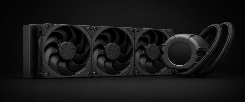 Imagem de: Noctua confirma versão NL-LC1 chromax.black para sua linha de water coolers AIO; lançamento pode acontecer até o fim de 2026
