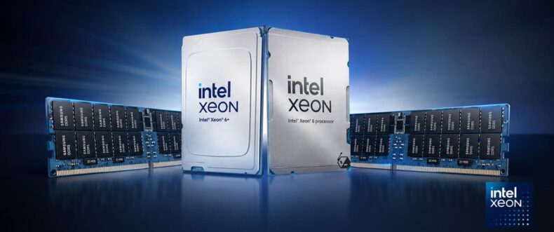 Imagem de: Intel amplia suporte à memória DDR5 de 8000 MT/s nos Xeon 6 e prepara MRDIMM de 8800 MT/s para 2027