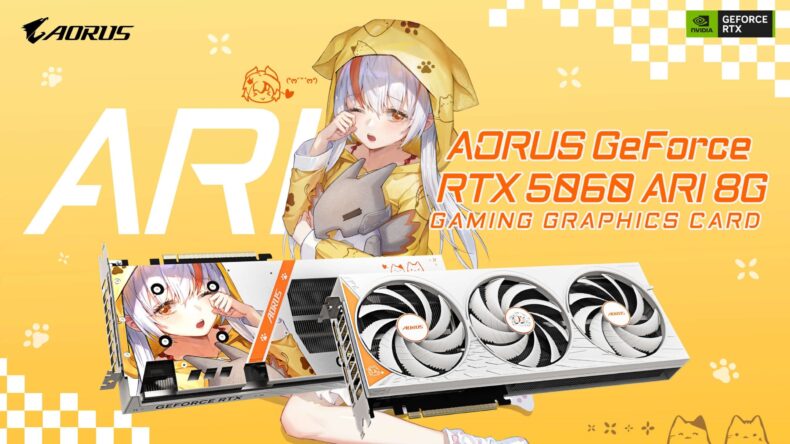 AORUS RTX 5060 ARI 8G - Imagem 1