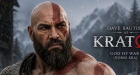 Imagem de: Dave Bautista negocia papel de Kratos na série de God of War da Amazon após saída de Ryan Hurst por lesão