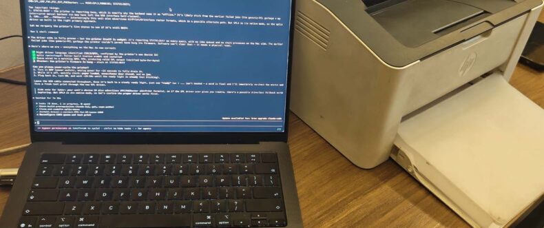 Imagem de: Claude cria driver para macOS e faz impressora HP do Windows funcionar em Mac