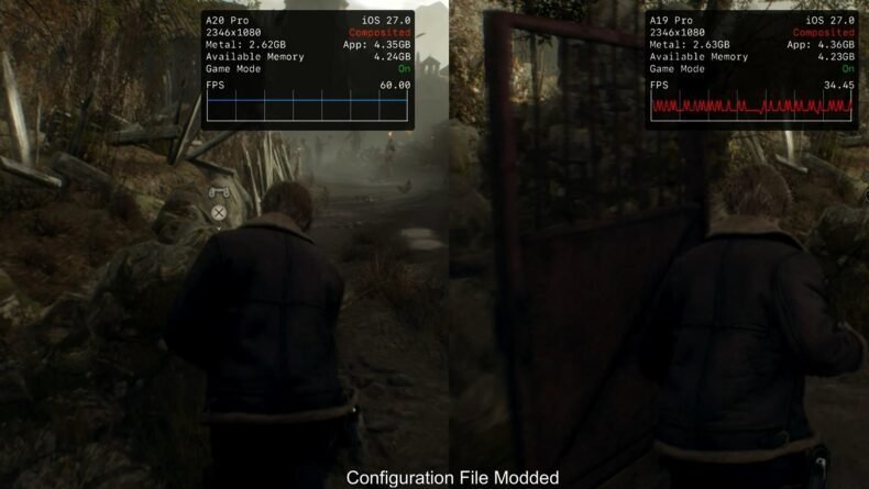 A20 Pro vs A19 Pro em Resident Evil 4 Remake - Imagem 1