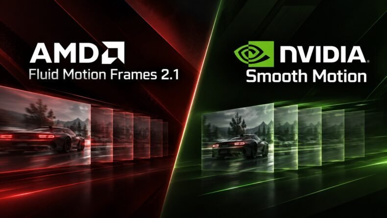 Comparação entre AMD AFMF 2.1 e NVIDIA Smooth Motion