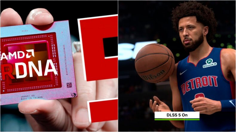 Imagem de: AMD terá recurso parecido com o DLSS 5 na RDNA 5, diz vazamento