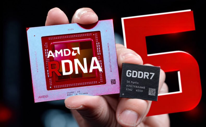 Imagem de: AMD prepara suporte a GDDR7 no Linux; memória pode chegar à RDNA 5