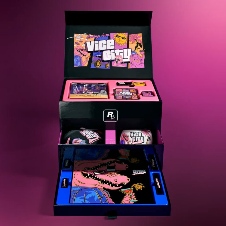 Imagem de: Rockstar lança caixa de colecionador de GTA VI por mais de R$ 2.000 sem o jogo