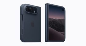 Imagem de: Apple apresenta iPhone Duo com tela interna de 7,6 polegadas e preço que começa em R$ 21.999