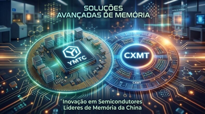 Imagem de: YMTC se aproxima de Samsung e SK hynix; CXMT avança em DRAM e HBM