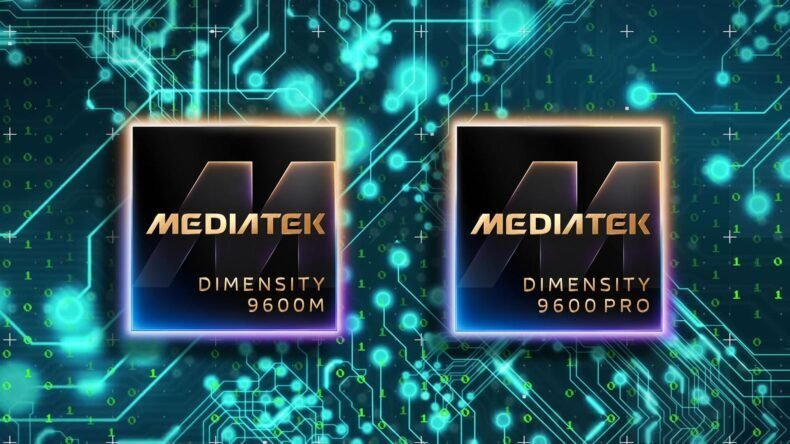 Imagem de: MediaTek anuncia Dimensity 9600M e 9600 Pro com consumo de energia até 61% menor e suporte a IA local