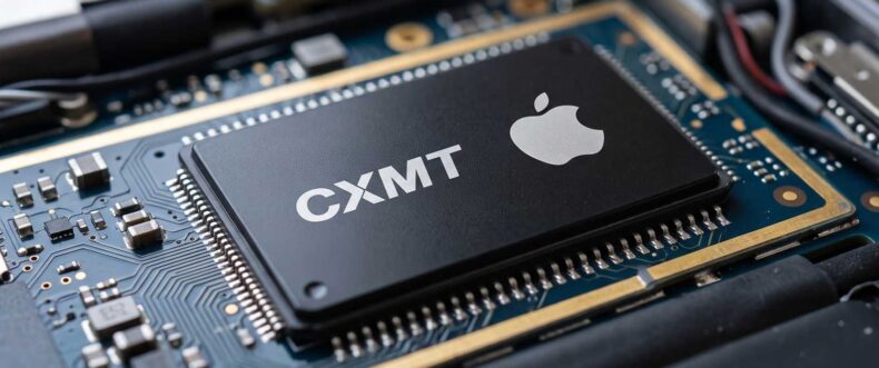 Imagem de: CXMT dá sinal de parceria com Apple e amplia produção de memórias