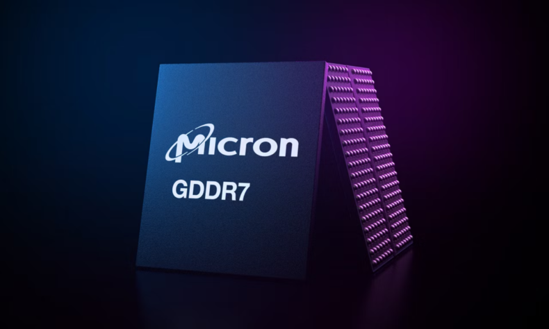 Imagem de: Micron encerra produção de GDDR7 de 2 GB, e RTX 50 ficam dependentes de Samsung e SK Hynix