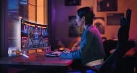Imagem de: Philips lança monitor Evnia 34M2C8600P com QD-OLED de 5ª geração e resposta de 0,03ms