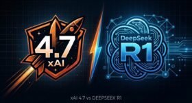 Imagem de: Grok 4.7 melhora nos testes, mas fica atrás de rivais