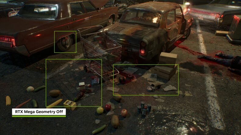 Visualização da comparação de geometria "Mega" do Gears of War: E-Day com RTX - Imagem 4