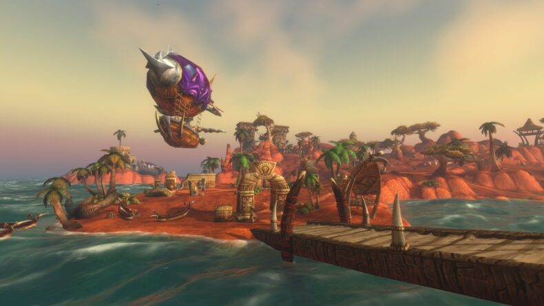 Plano de fundo do anúncio de WoW Forever, Ilhas Lançanegra 093, redimensionado