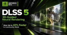 Imagem de: Novo modelo do DLSS 5 aumenta FPS em até 40% em jogos sem suporte oficial