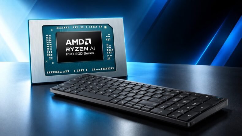 Imagem de: HP lança PC completo dentro de um teclado com 64 GB de RAM