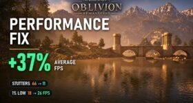 Imagem de: Mod de Oblivion Remastered aumenta FPS em mais de 40%