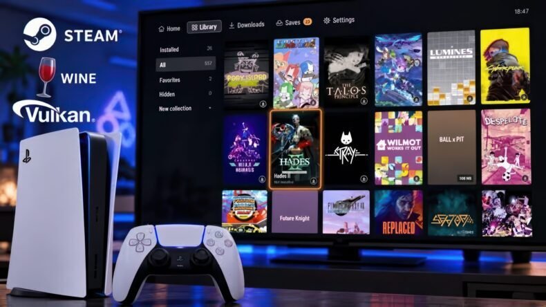 Imagem de: Playden roda jogos de Windows da Steam no PS5 desbloqueado