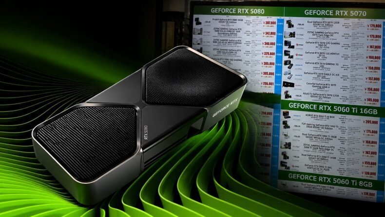 Imagem de: Preço da RTX 5060 Ti de 16 GB sobe 144% no Japão