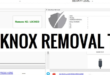 ZeroKnox Removal Tool