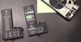 Bateria de grande porte do iPhone 11 Pro