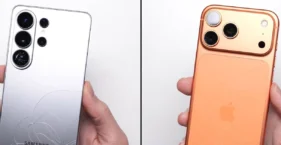 Teste de queda do Galaxy S26 Ultra vs. iPhone 17 Pro Max